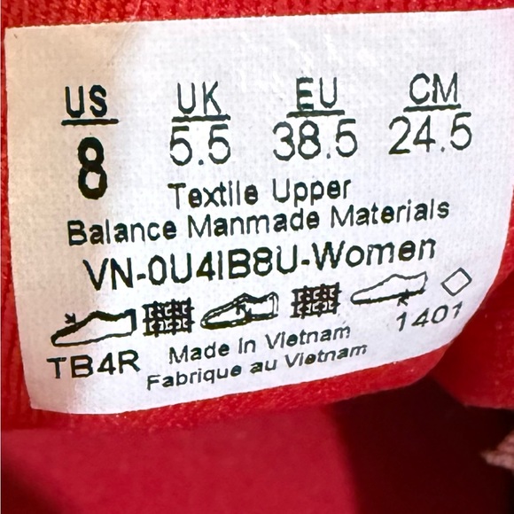 Vans NWOT Off the Wall Pink White Pin Stripes canvas shoes Women’s Size 8 - Picture 8 of 8